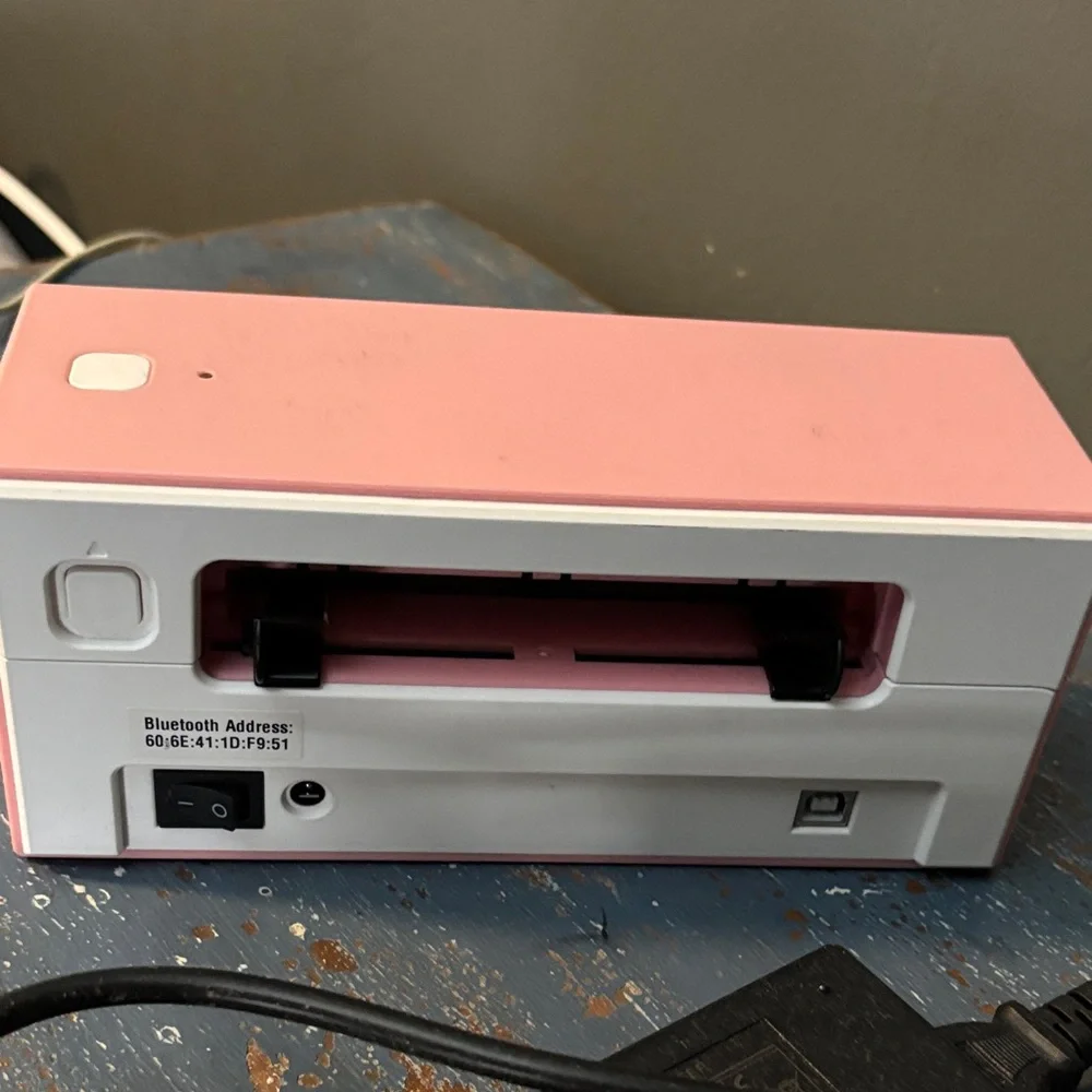 Pink Label Printer
